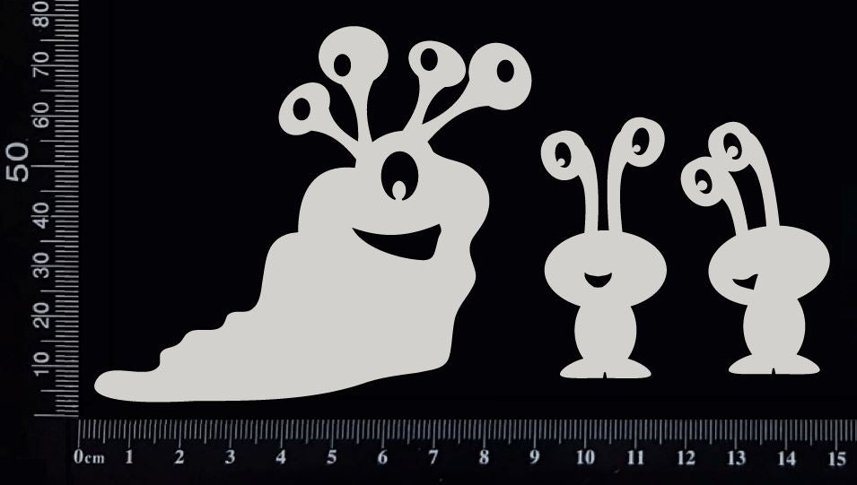 Alien Set - C - White Chipboard