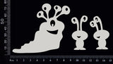 Alien Set - C - White Chipboard