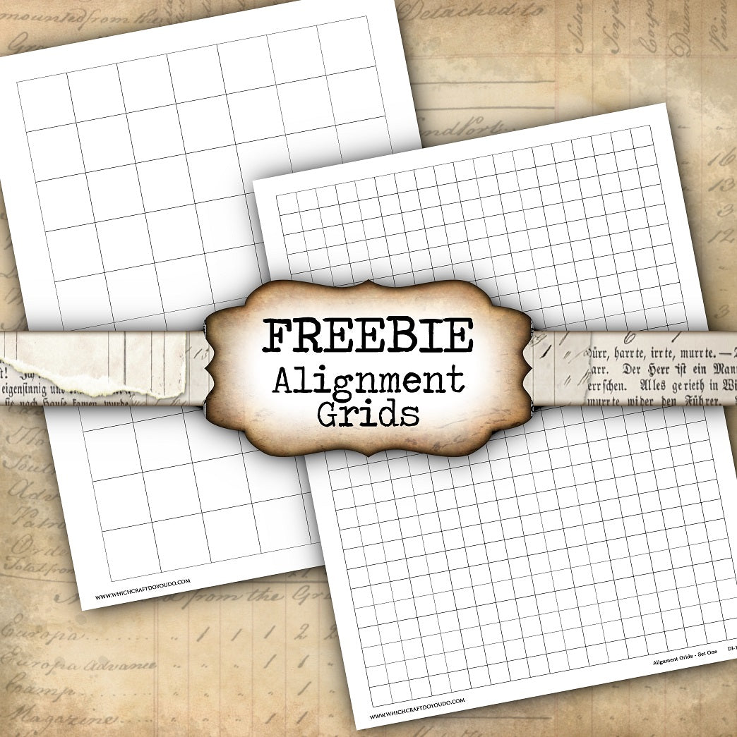 FREEBIE - Alignment Grids - Set One - DI-10214 - Digital Download