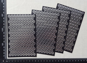 Alphabet Foil Stickers - Set of 4 Sheets - (FS-4409)
