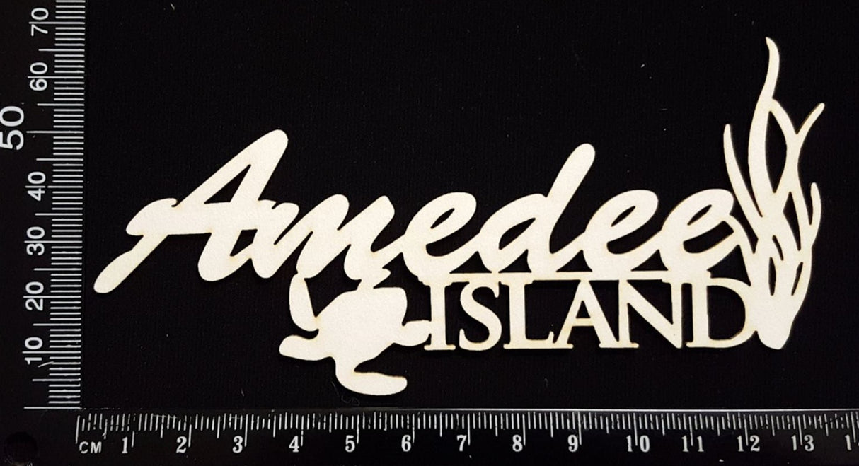 Amedee Island - B - White Chipboard