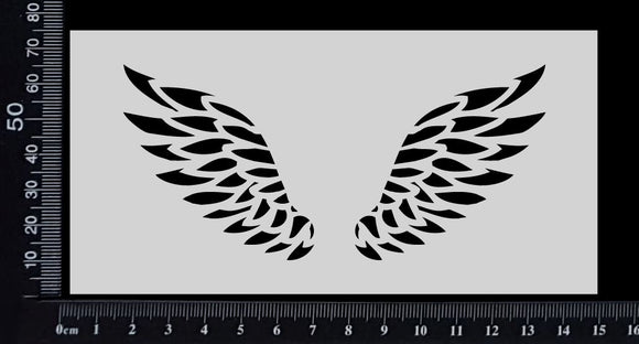 Angel Wings - Stencil - 75mm x 150mm