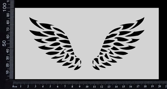 Angel Wings - Stencil - 100mm x 200mm