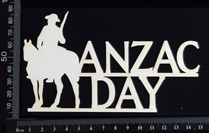 Anzac Day - A - White Chipboard
