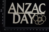 Anzac Day - B - White Chipboard
