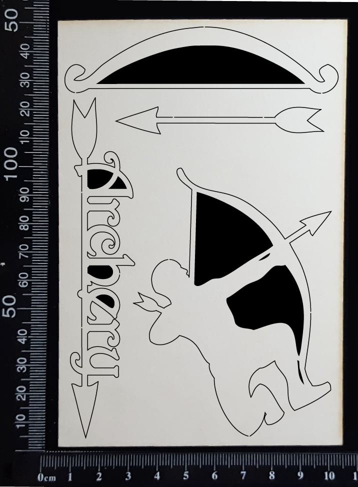 Archery Set - Boy - White Chipboard