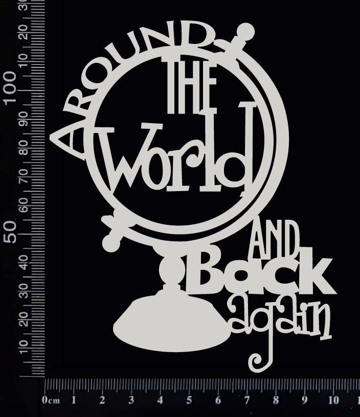Around the World and Back Again - White Chipboard