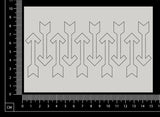Arrows Set - B - White Chipboard