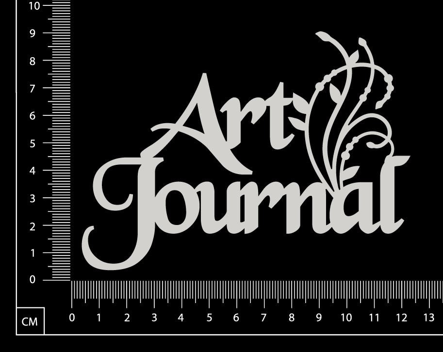Art Journal - A - White Chipboard