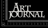 Art Journal - C - White Chipboard