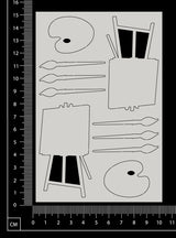 Artist Set - White Chipboard