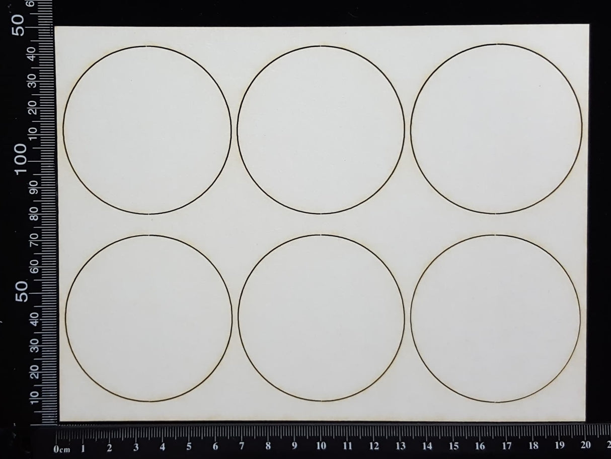 Artist Trading Coin Set - AA - White Chipboard