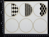 Artist Trading Coin Set - AC - White Chipboard