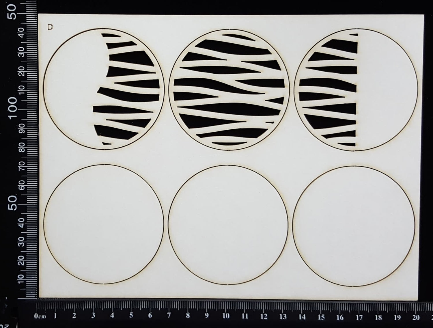 Artist Trading Coin Set - AX - White Chipboard