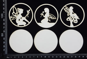 Artist Trading Coin Set - DQ - White Chipboard