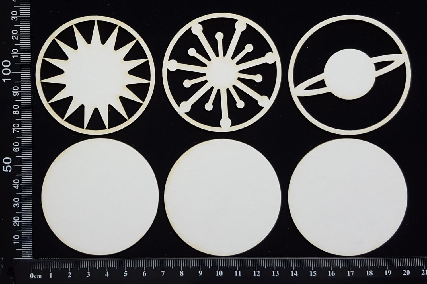 Artist Trading Coin Set - EE - White Chipboard