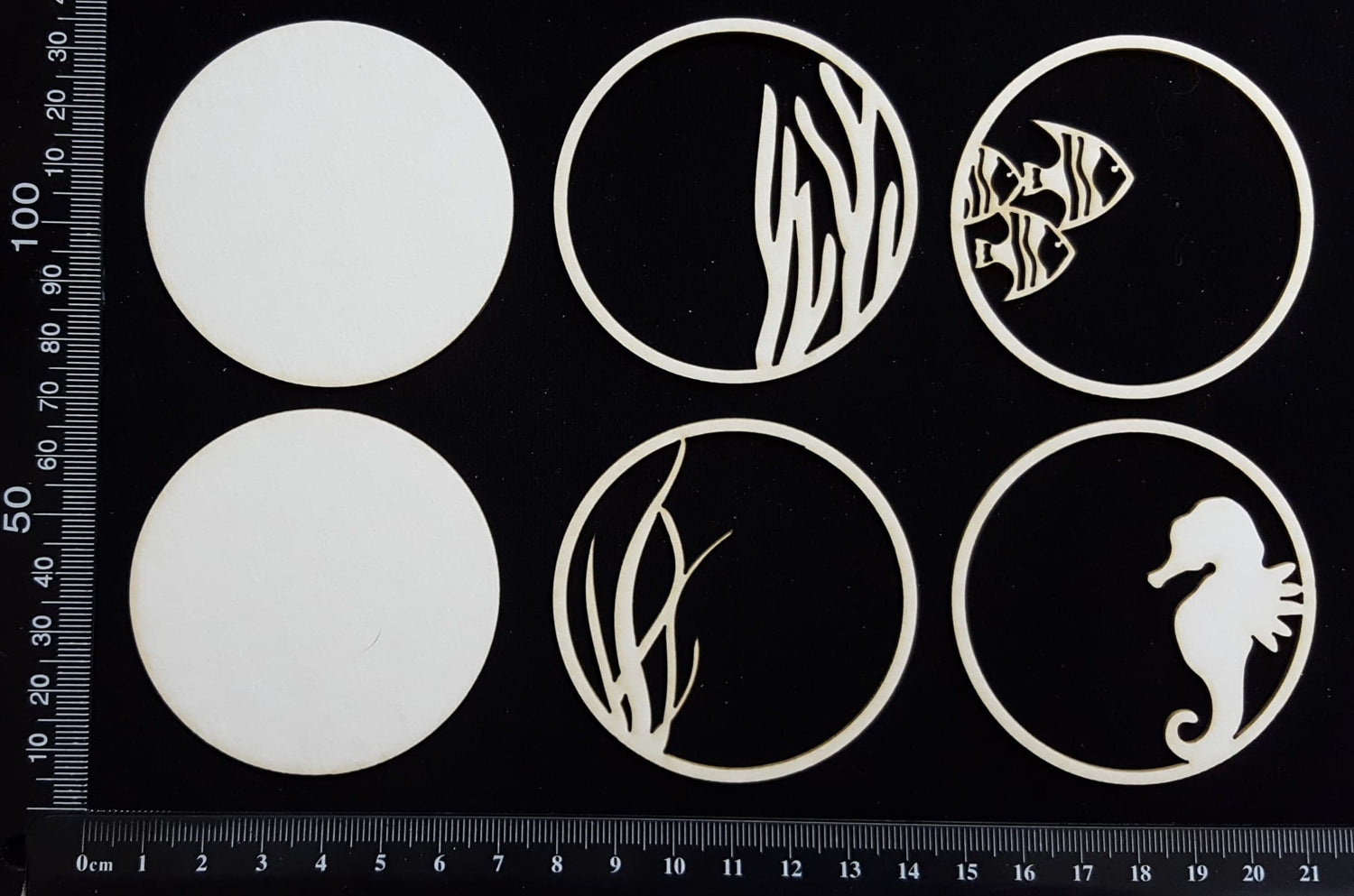 Artist Trading Coin Set - EL - White Chipboard