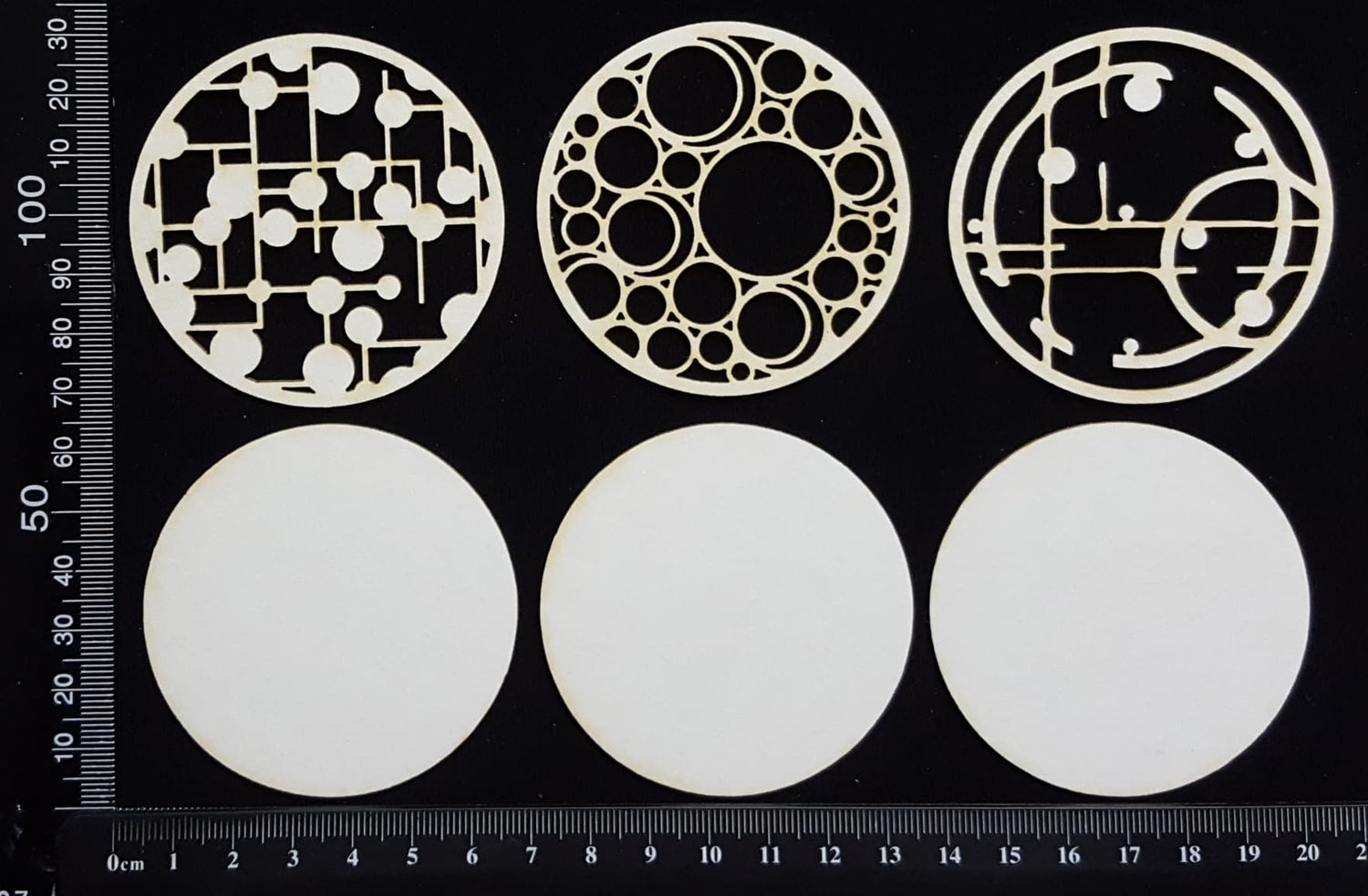 Artist Trading Coin Set - EU - White Chipboard