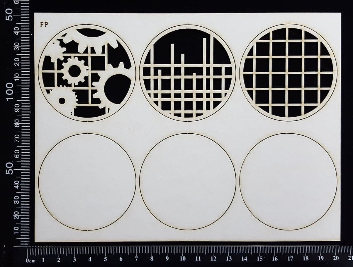 Artist Trading Coin Set - FP - White Chipboard