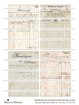 Assorted Ephemera Collection - Set One - DI-10116 - Digital Download