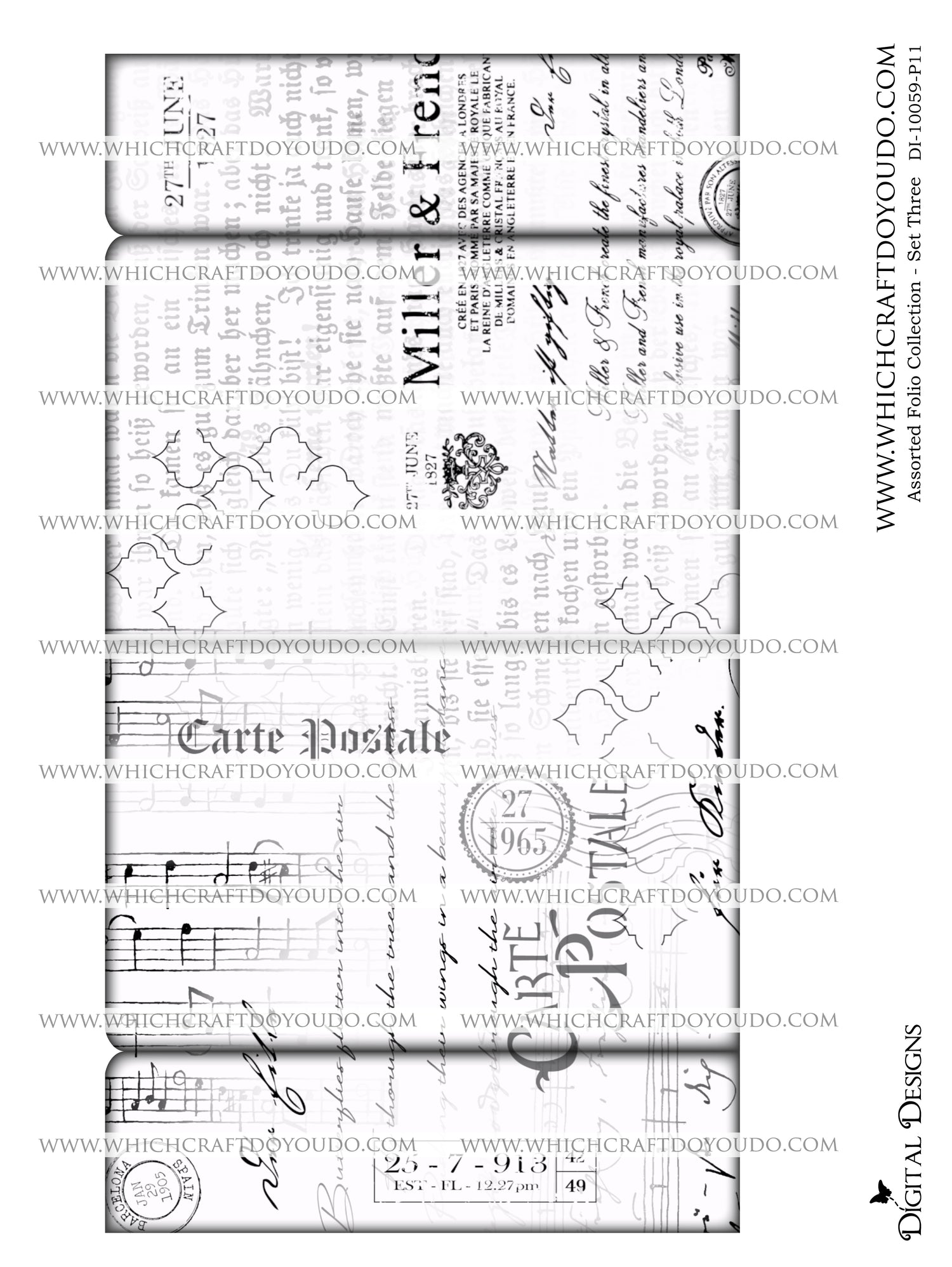 Assorted Folio Collection - Set Three - DI-10059 - Digital Download