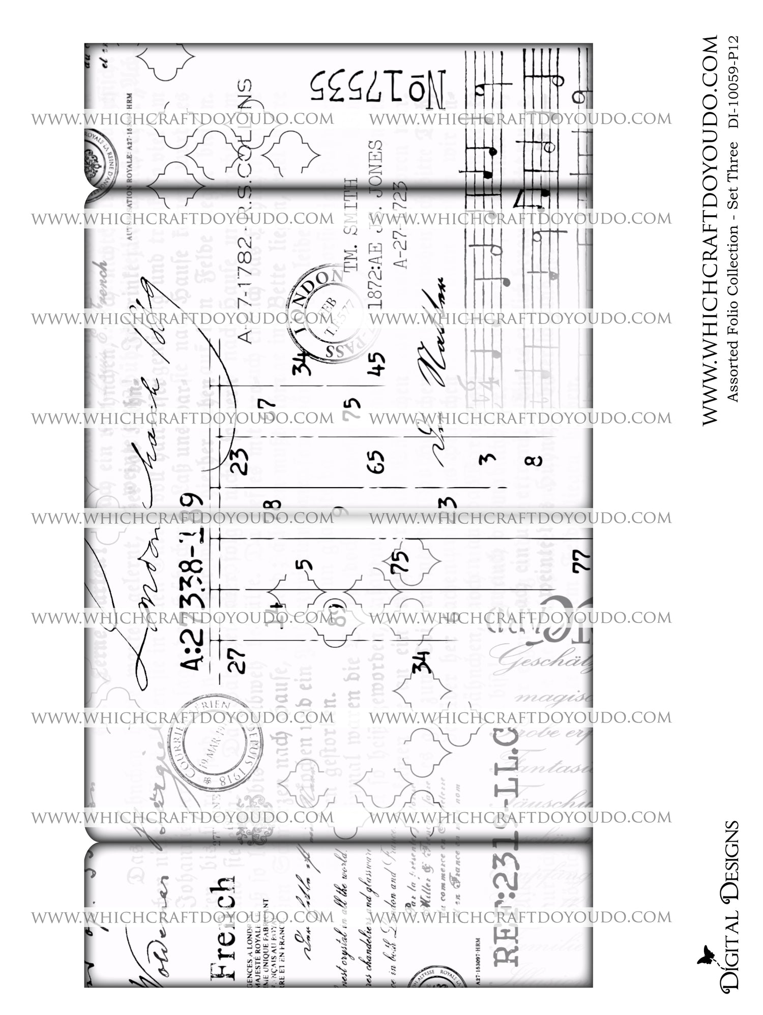 Assorted Folio Collection - Set Three - DI-10059 - Digital Download