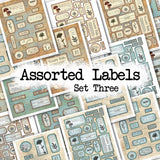 Assorted Labels - Set Three - DI-10185 - Digital Download