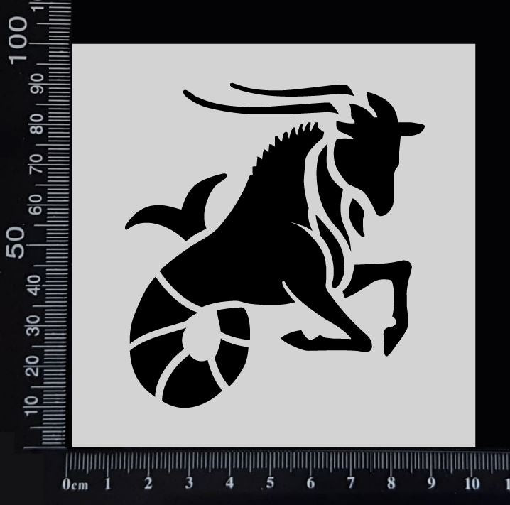 Astrological sign - Capricorn - Stencil - 100mm x 100mm