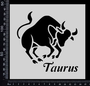 Astrological sign - Taurus - Stencil - 150mm x 150mm