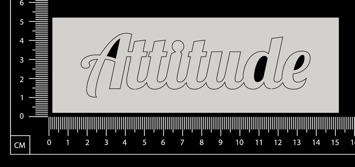 Attitude - White Chipboard