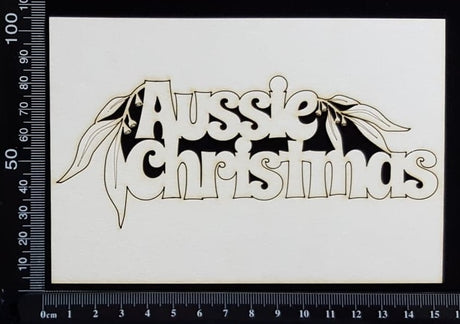 Aussie Christmas - White Chipboard