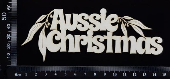 Aussie Christmas - White Chipboard