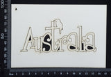 Australia - A - White Chipboard
