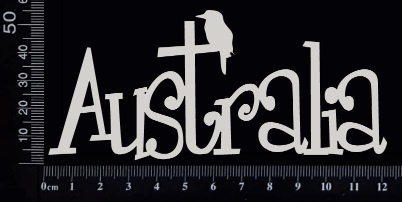 Australia - A - White Chipboard