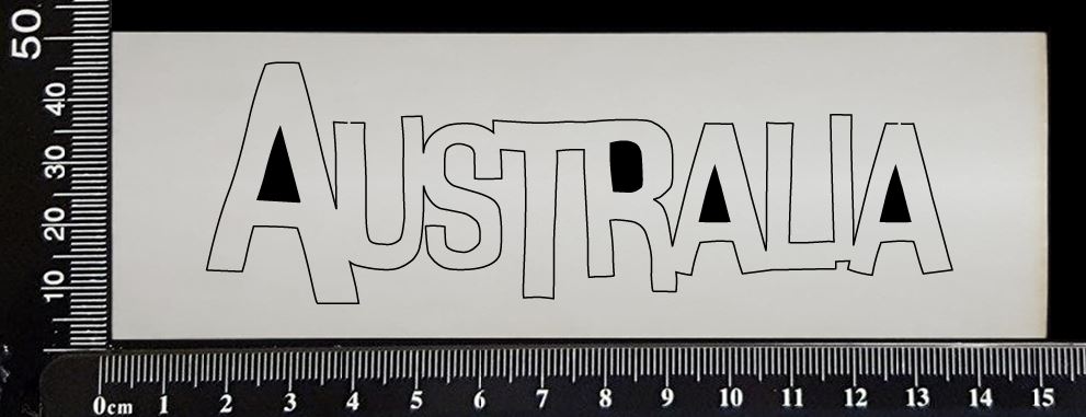 Australia - C - White Chipboard