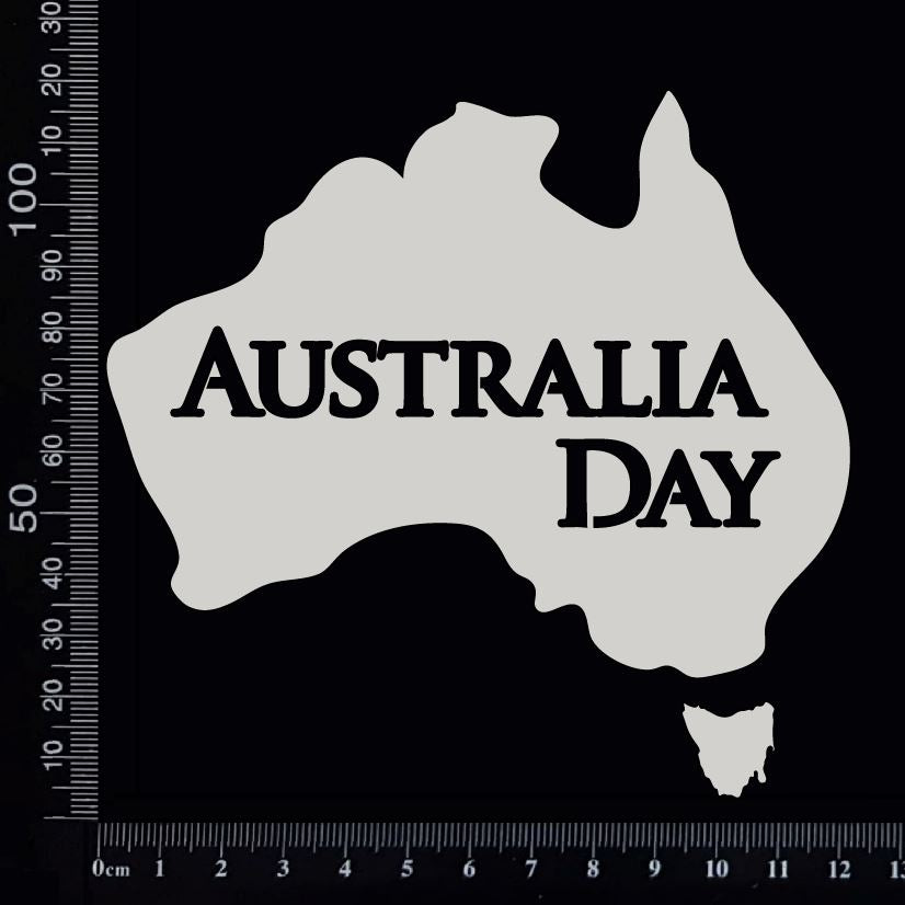 Australia Day - A - White Chipboard
