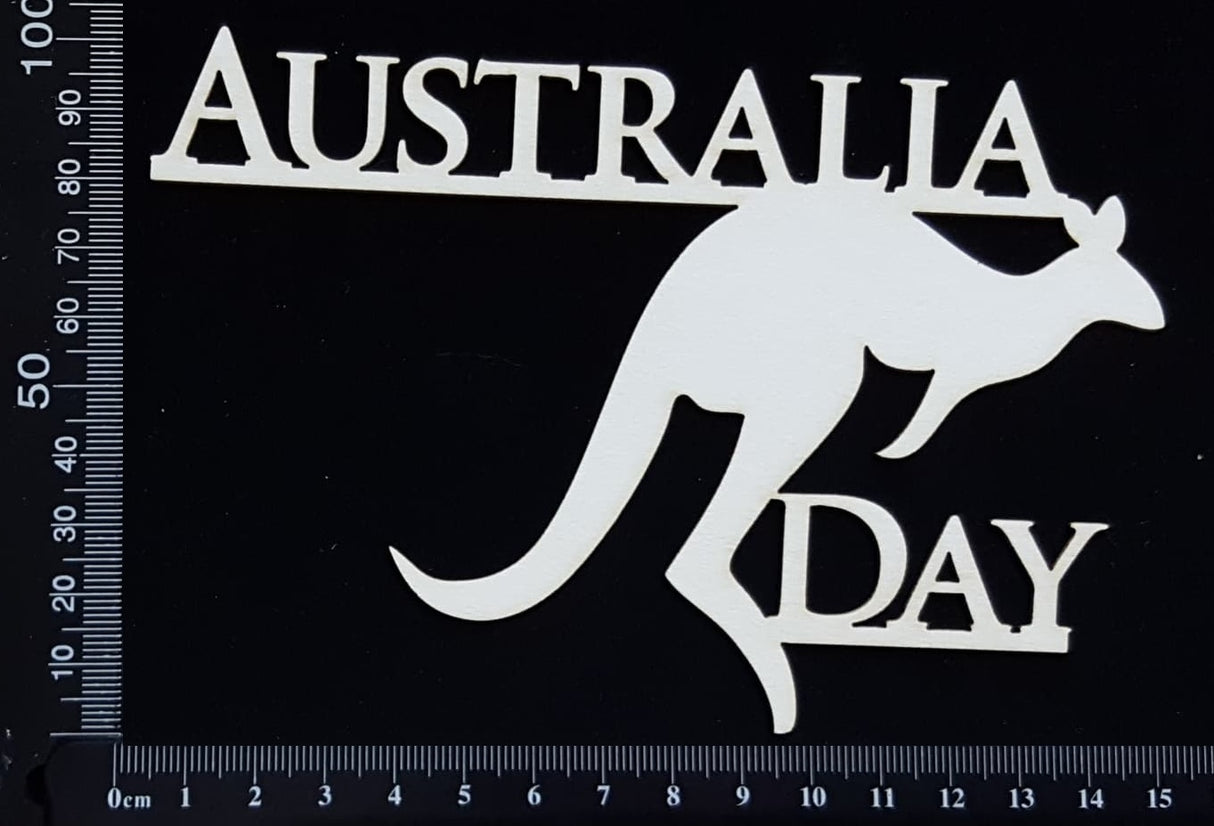 Australia Day - B - White Chipboard