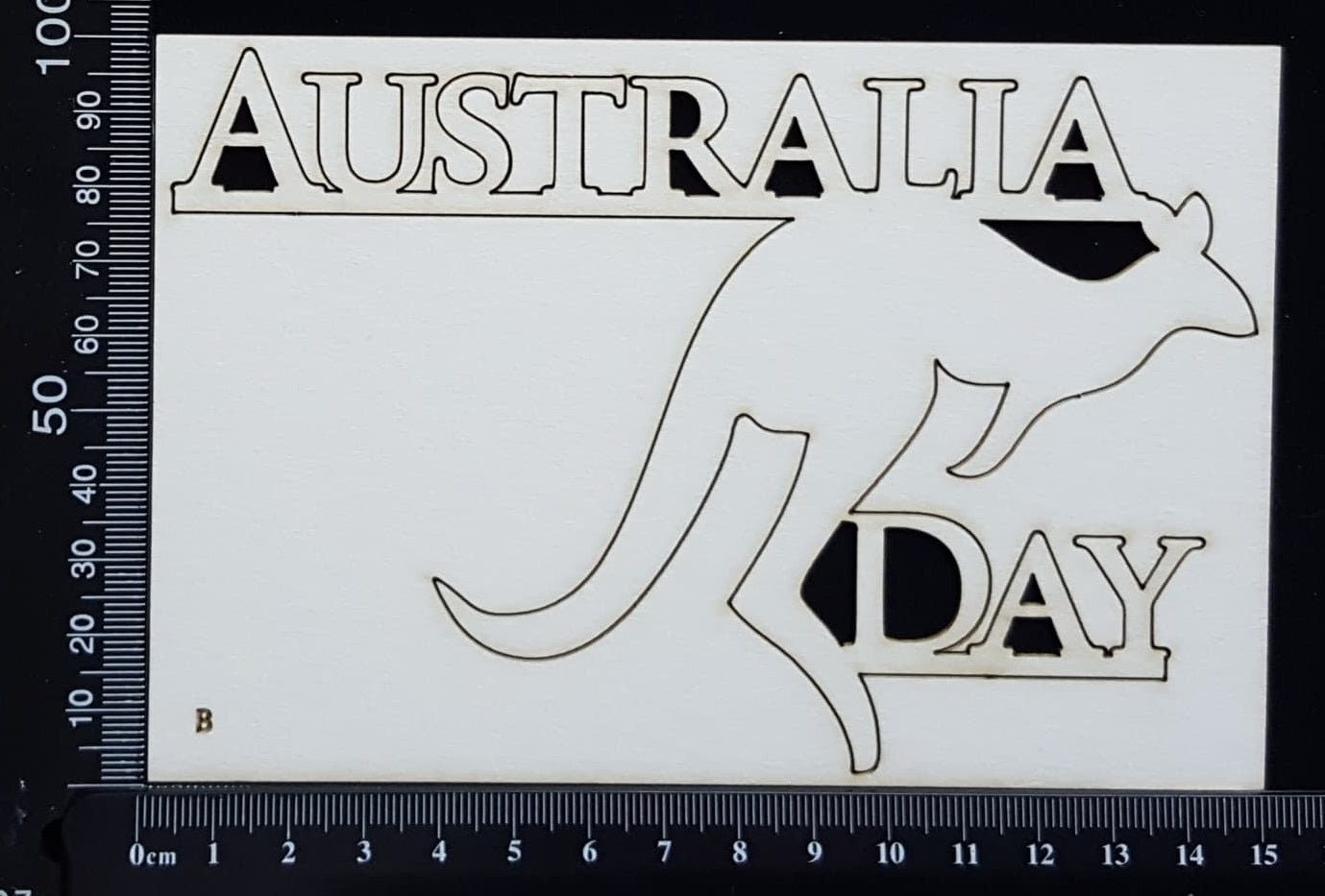 Australia Day - B - White Chipboard