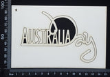Australia Day - E - White Chipboard