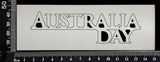 Australia Day - F - White Chipboard