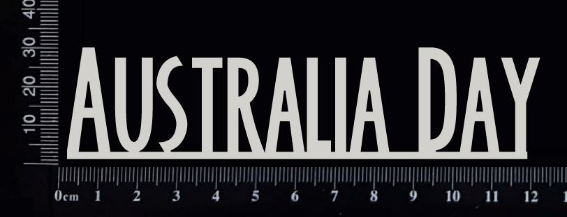 Australia Day - G - White Chipboard
