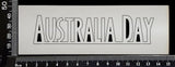 Australia Day - G - White Chipboard