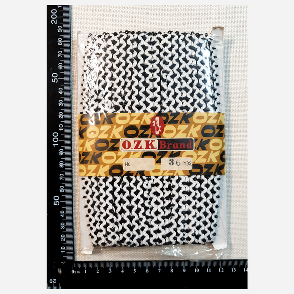 Authentic Vintage Ric Rac Black & White Whichcraft Do You Do