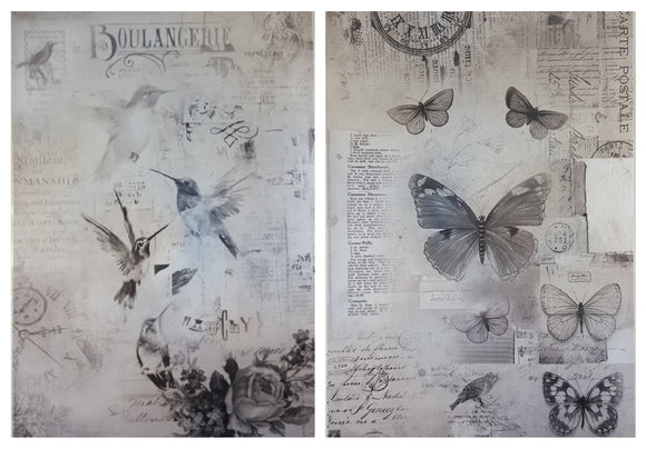 Decoupage Paper - A4 size - 4 sheets - (DP-1004) - Touch Of Nature
