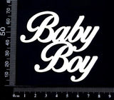 Baby Boy - AB - Small - White Chipboard