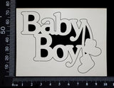 Baby Boy - CB - Small - White Chipboard