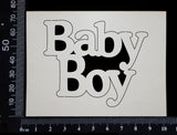 Baby Boy - DB - Small - White Chipboard