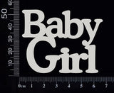 Baby Girl - DB - Small - White Chipboard