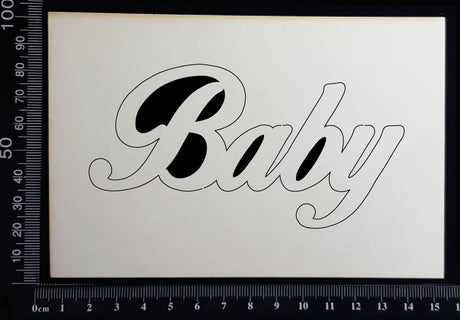 Baby - A - Large - White Chipboard