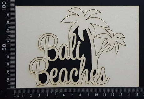 Bali Beaches - White Chipboard